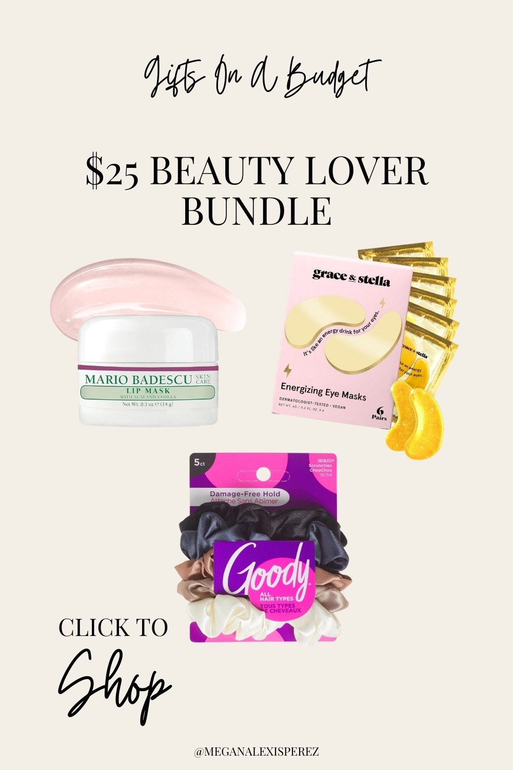 A simple + aesthetic $25 beauty bundle with lip care, mini skincare, scrunchies, and self-care favorites. Perfect for the clean-girl routine mom, sister, or bestie. Budget-friendly + neutral aesthetic. 

#LTKBeauty #LTKHoliday #LTKGiftGuide