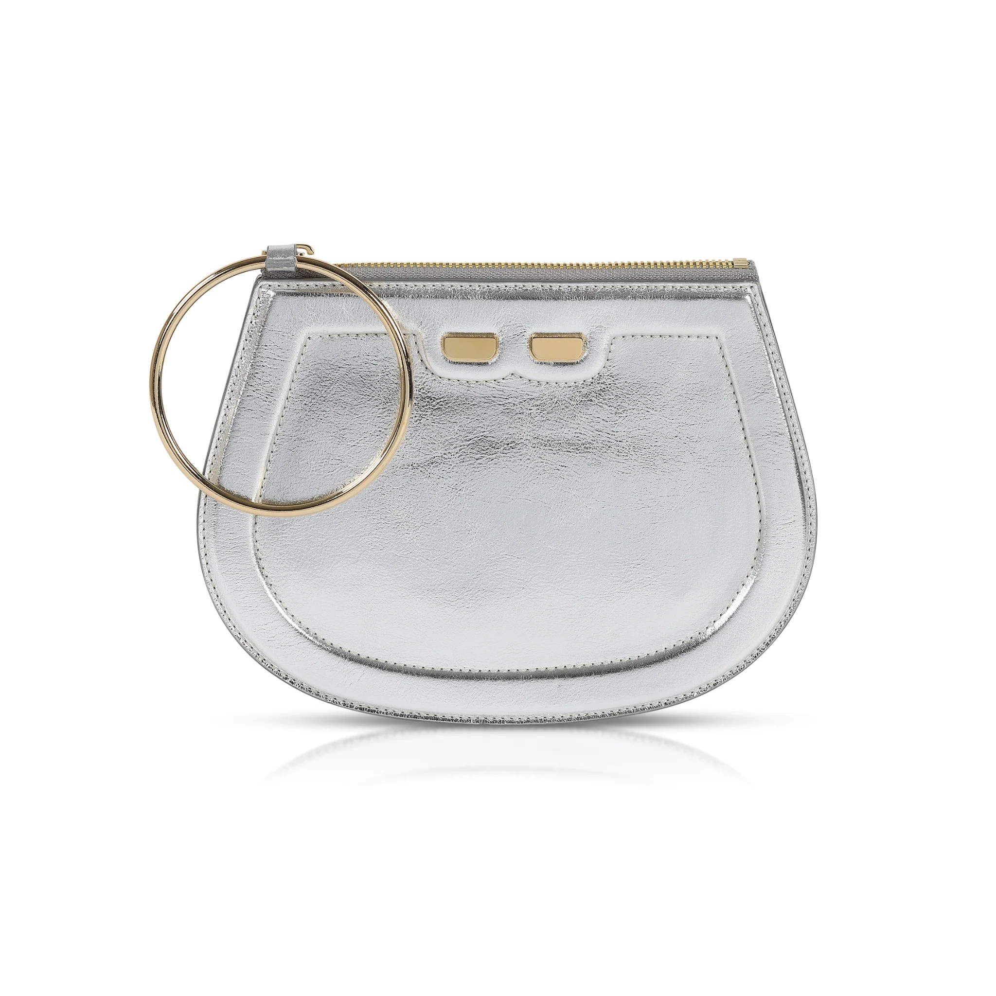Ellie Bangle in Metallic Silver | BENE
