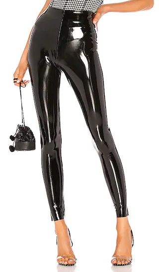 Perfect Control Patent Leather Legging in Black | Revolve Clothing (Global)