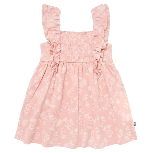 Modern Moments by Gerber Toddler Girls' Smocked Ruffle Dress, Rose Wild Flowers, 4T | Amazon (US)