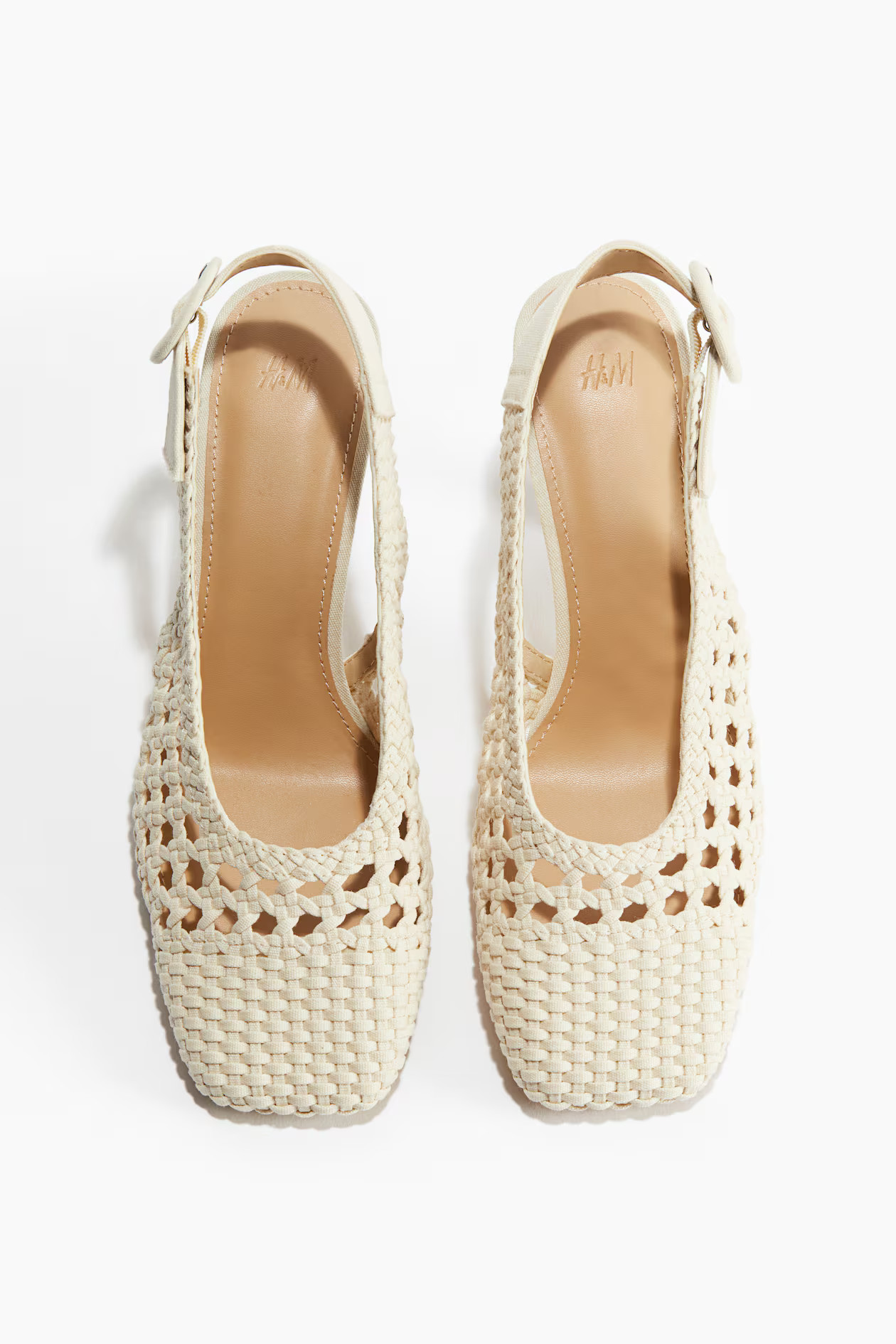 GEVLOCHTEN SLINGBACKS VAN CANVAS | H&M (DE, AT, CH, NL, FI)