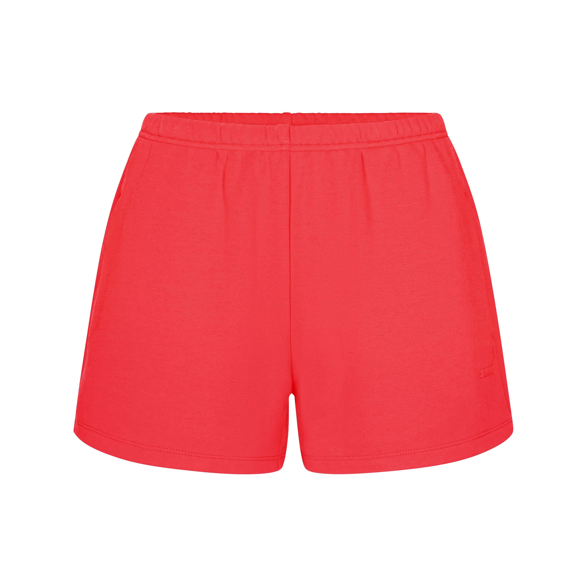 COTTON FLEECE CLASSIC SHORT | WASHED RED | SKIMS | SKIMS (US)