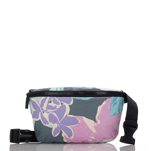 ALOHA Collection Pau Hana Hip Pack, Lightweight, Packable, & Splash-Proof - Durable, Washable, & Reusable Fanny Pack for Gym, Beach & Travel, Easy to Clean Material (8.5" x 3.75") | Amazon (US)