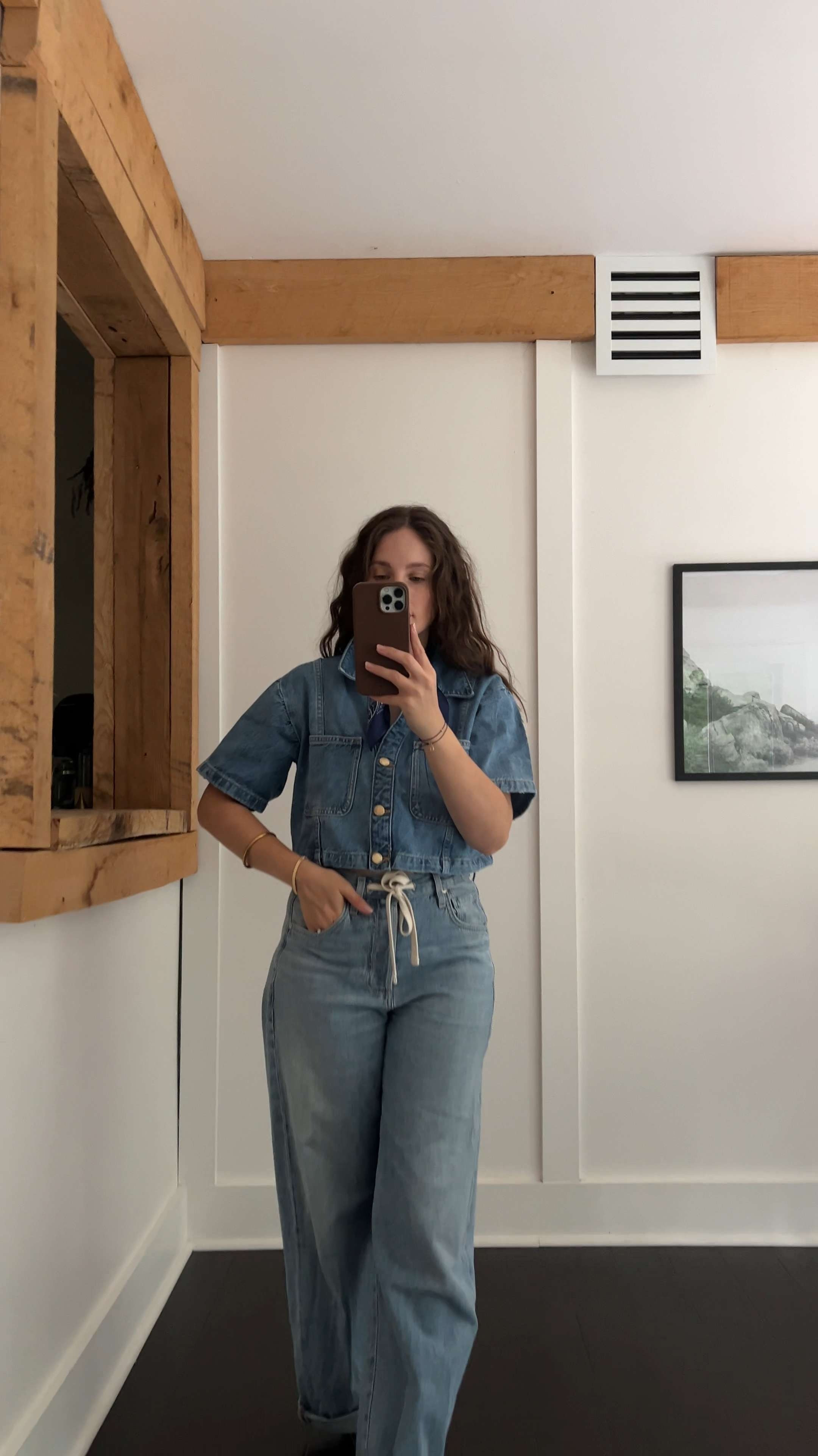 Peak comfort, zero effort. Denim set vibes you’ll want to live in - top is Zara, and worth buying.  

 