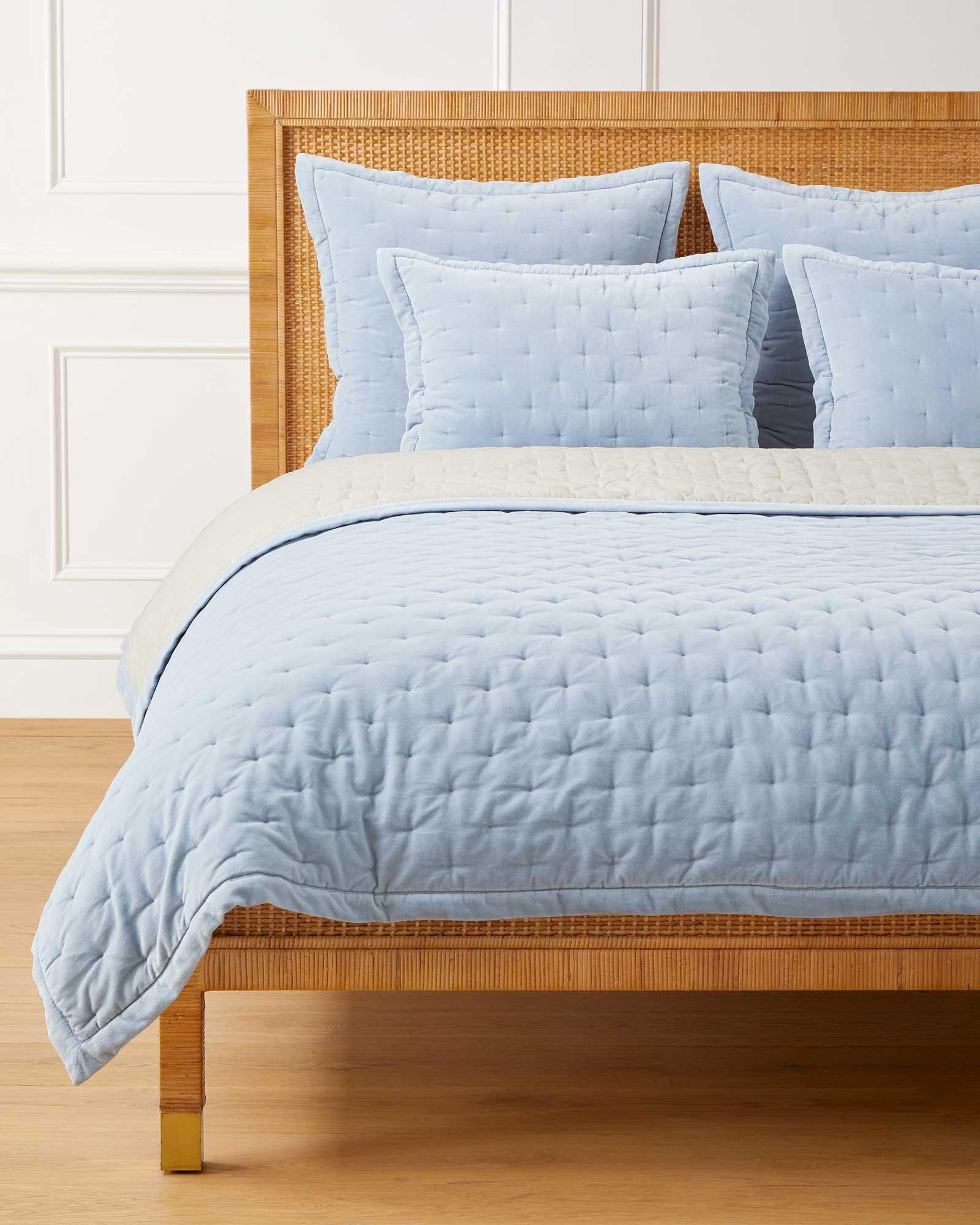 Sutter Velvet Quilt | Serena and Lily