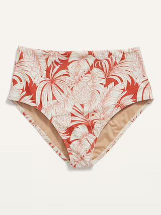 High-Rise Classic Bikini Swim Bottoms for Women | Old Navy (US)
