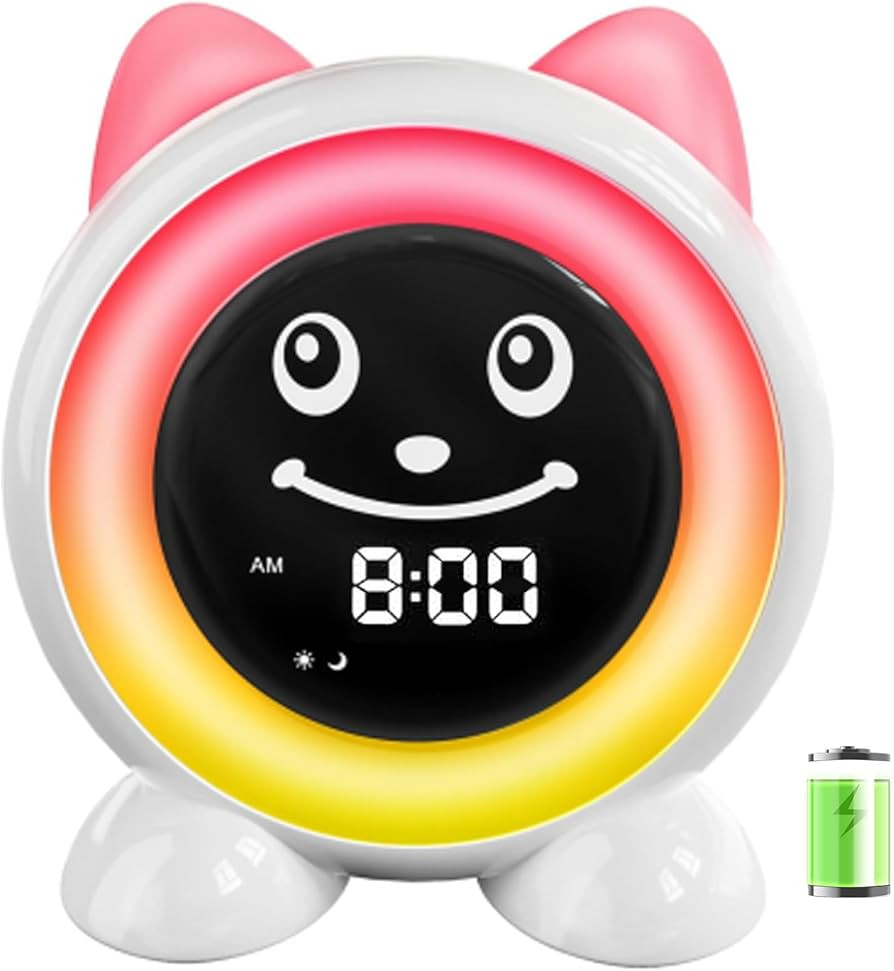 I·CODE Kids Alarm Clock, Toddler Routine Helper Sleep Training Clock with Night Light, Nap Timer... | Amazon (US)
