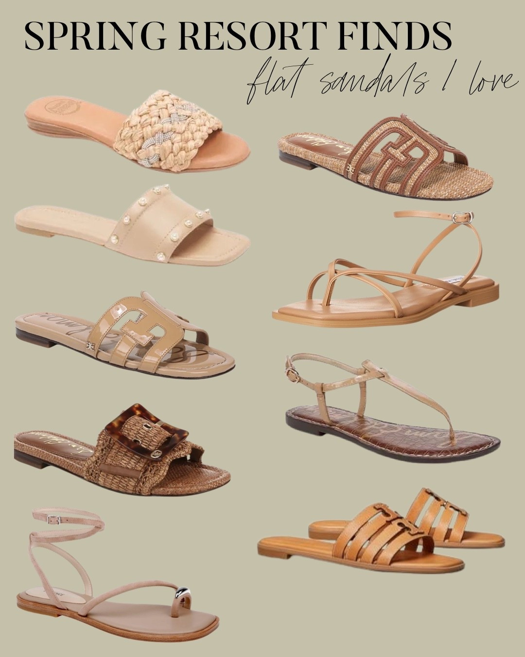 Light tan neutral sandals resort wear vacation spring break resort sandals 

#LTKTravel #LTKootd #LTKPetite
