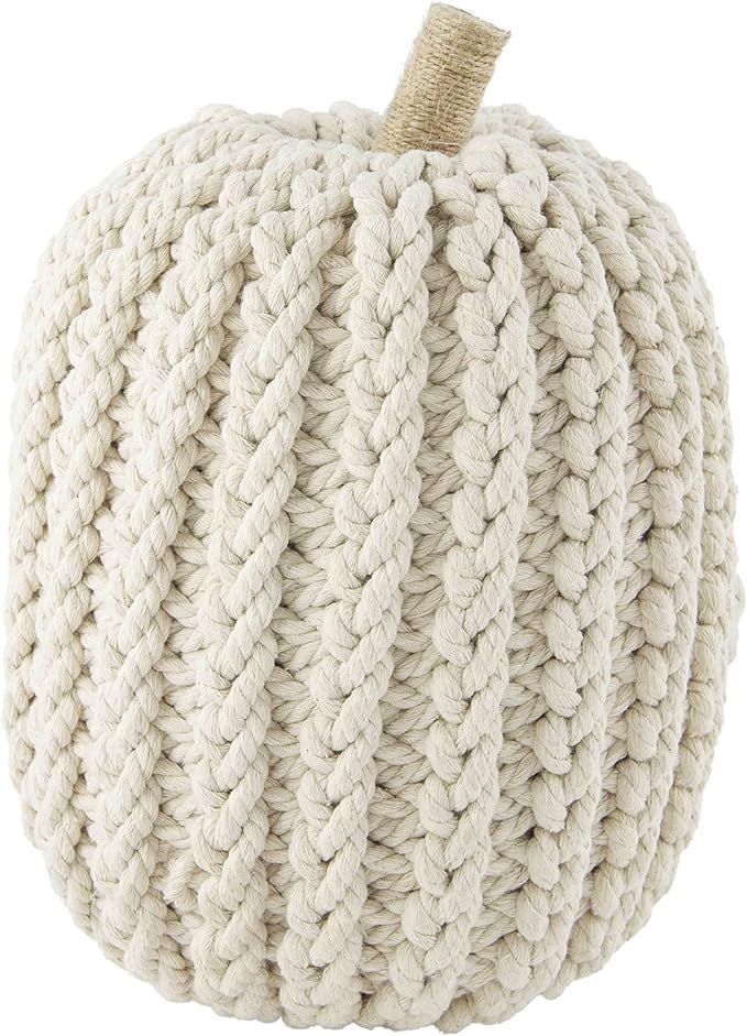 Mud Pie Knit Fabric Pumpkin, Large Table Sitters | Amazon (US)