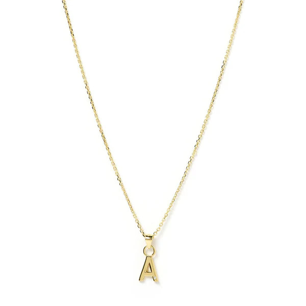 Initial Gold Charm Necklace | Arms Of Eve