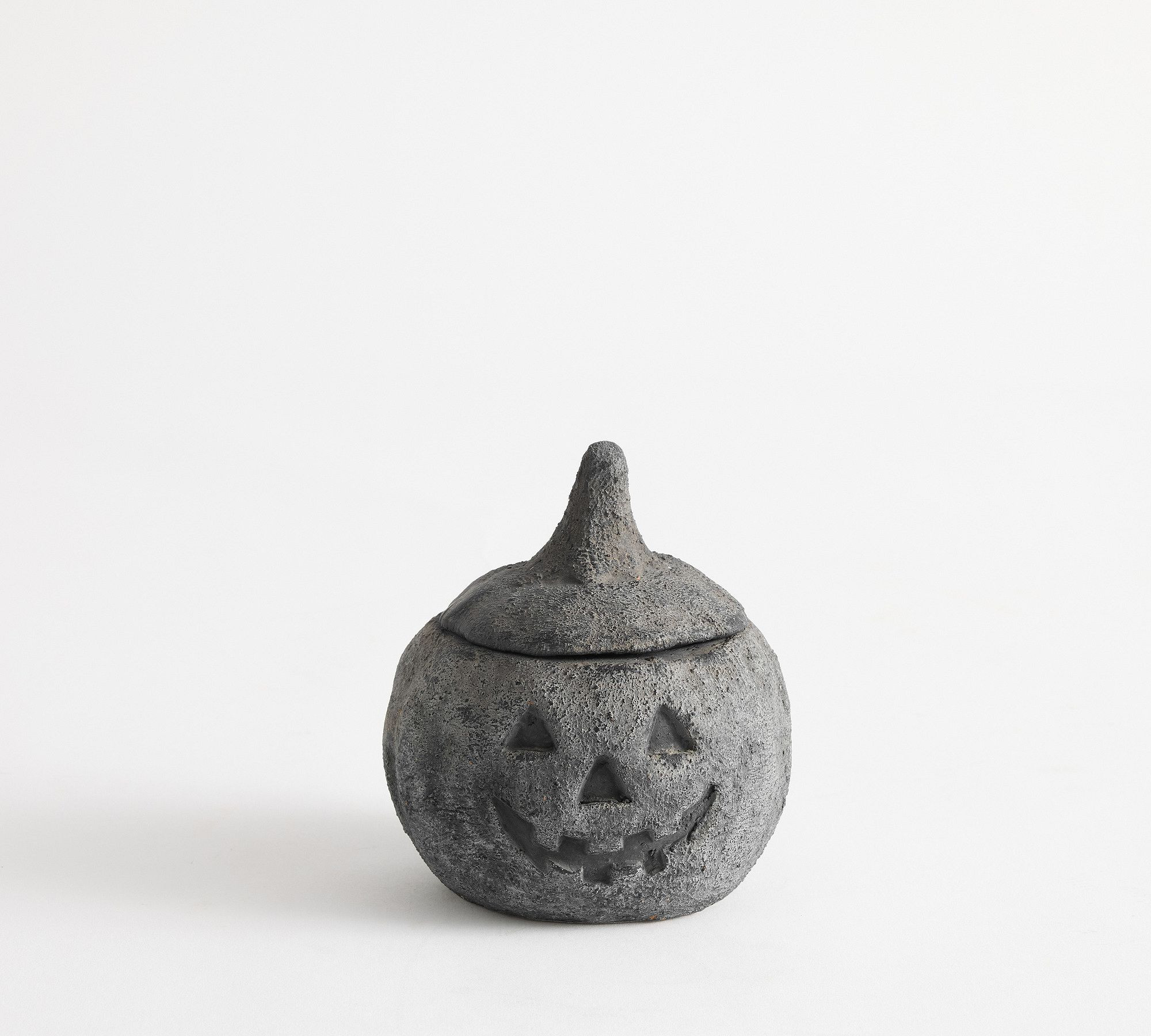 Terracotta Jack O'Lantern Candle - Autumn Amber | Pottery Barn (US)