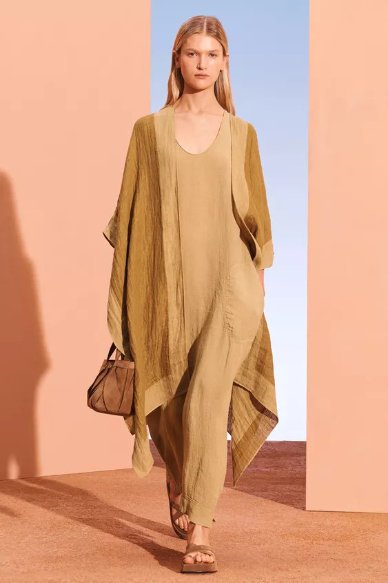 CLR BLCK CAFTAN | Zara US