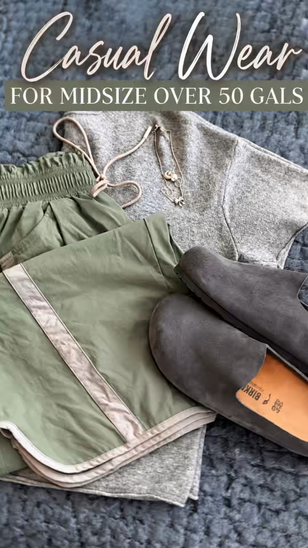 Casual wear for midsize women over 50 🤍 Easy, comfortable and still put together—exactly the kind of everyday outfit I reach for again and again. Loving this soft sage green + gray combination for a relaxed, effortless look.
I’m 5’6” and love sharing realistic midsize fashion over 50, comfortable everyday outfits, and easy style ideas for women who want to feel good in what they wear.
✨Comment SHOP and I’ll send you the outfit links.