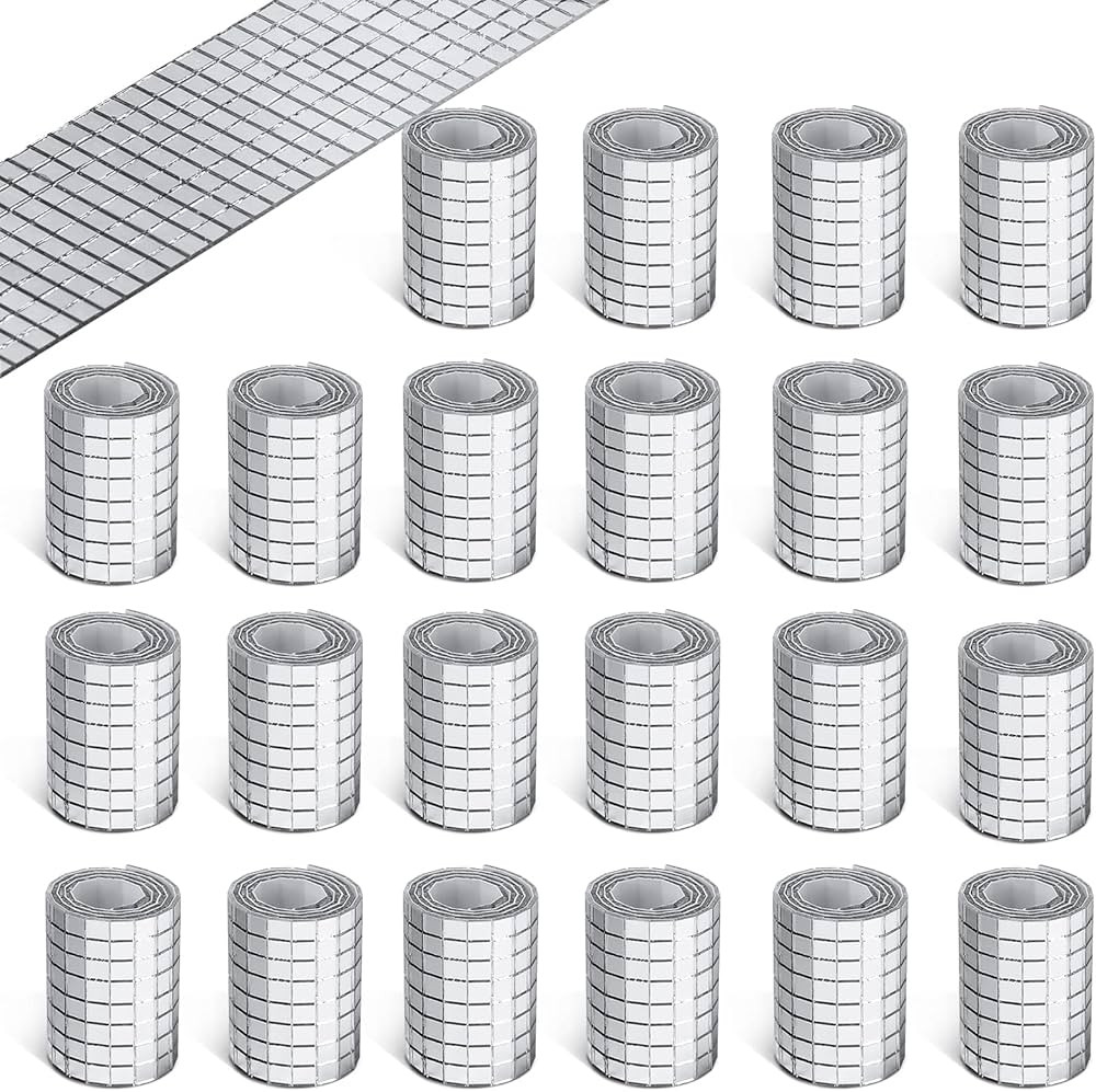 PP OPOUNT 10856 PCS Self-Adhesive Mosaic Tiles for DIY Craft Decoration, Indoor Decoration, DIY D... | Amazon (US)