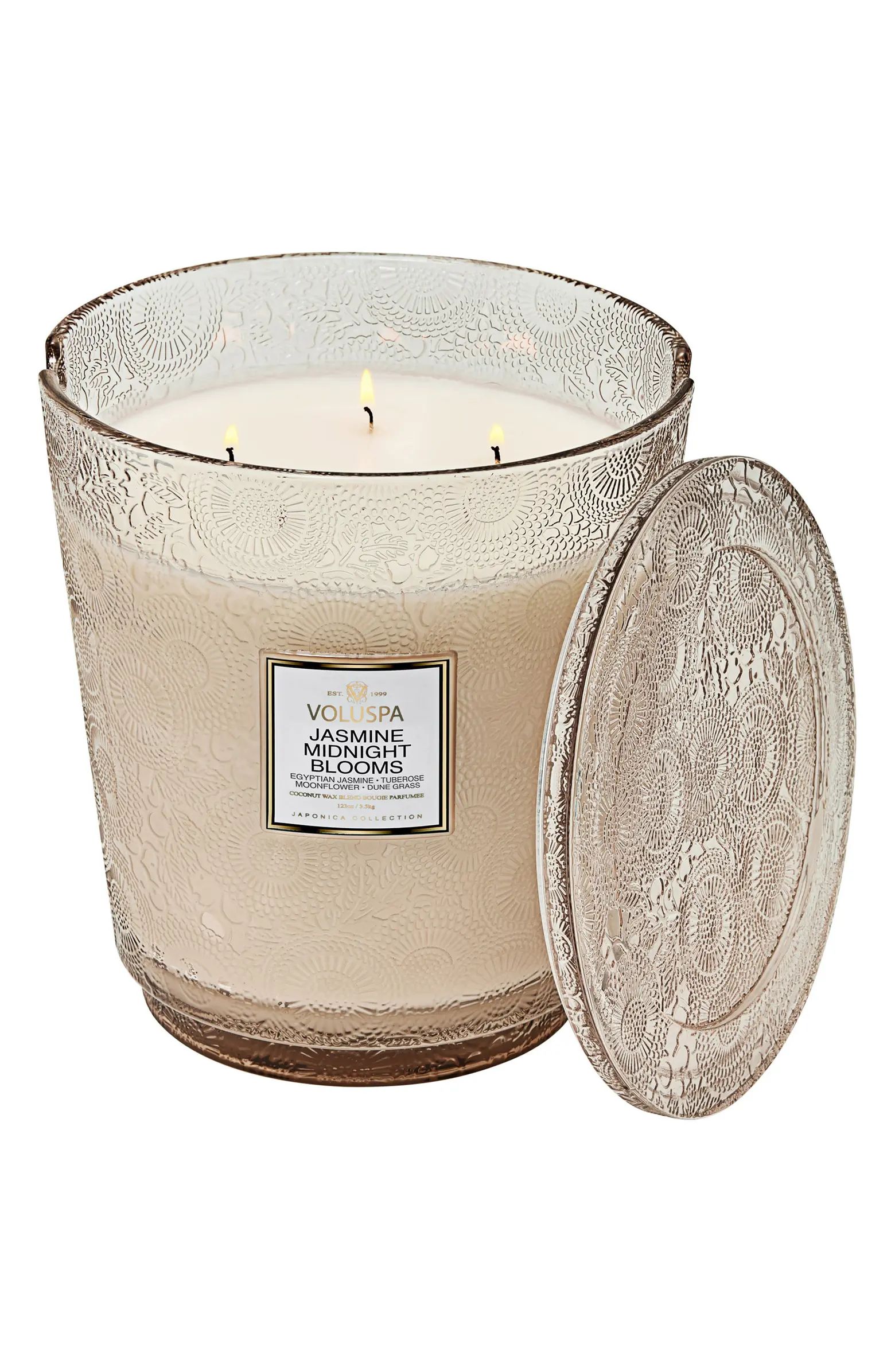 Jasmine Midnight Blooms 5-Wick Hearth Candle | Nordstrom
