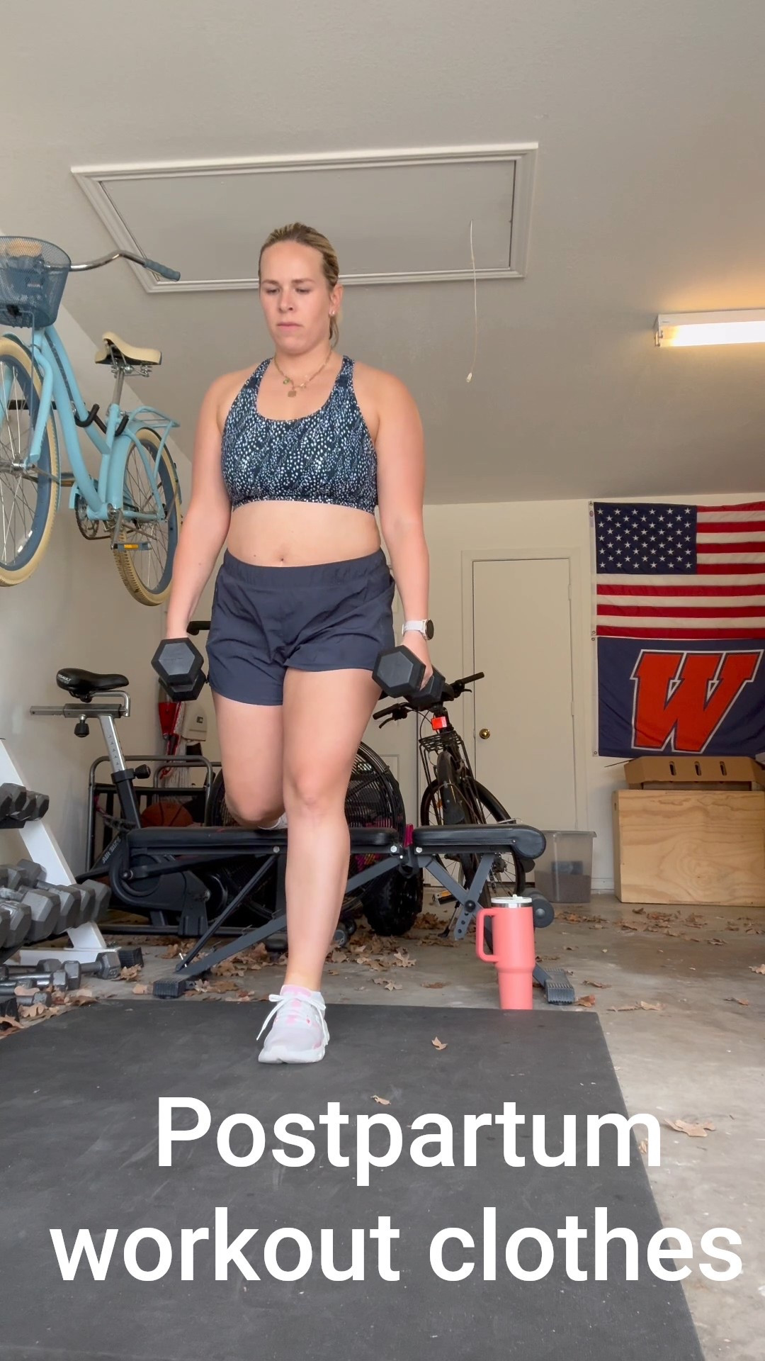 Postpartum workout clothes. Nursing friendly sports bra, quick dry shorts that are on sale for $14 and my favorite weight lifting shoes! 

Nursing sports bra, running shorts, training shorts, tennis shoes, on cloud shoes, workout equipmentt

#LTKShoeCrush #LTKMidsize #LTKSaleAlert