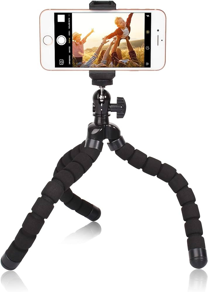 Phone Mini Tripod, Ruittos Premium Flexible Mobile Phone Tripod Stand Compatible with iPhone Sams... | Amazon (US)