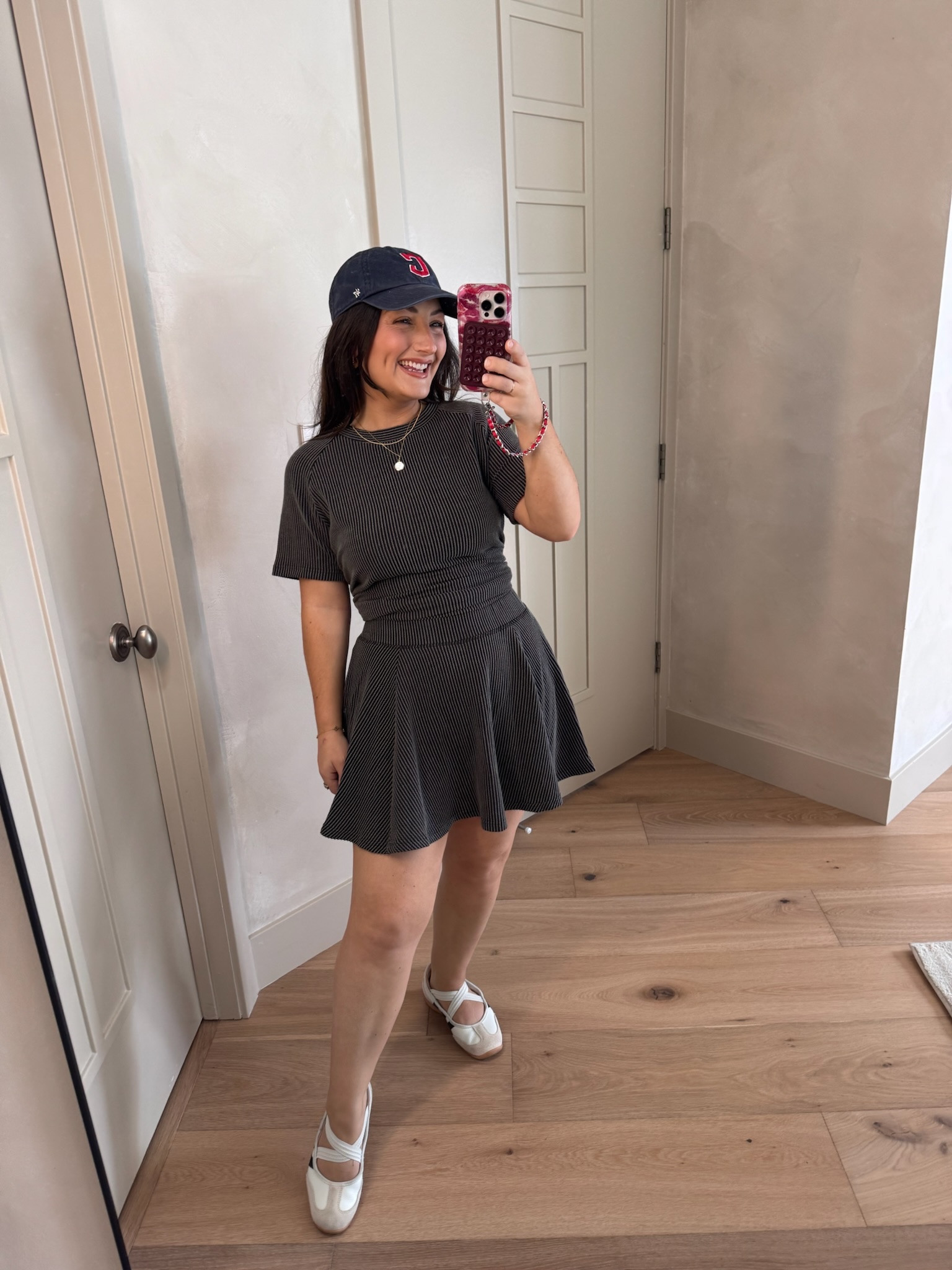 Two piece set! Oversized tee and skirt with lined shorts! 

Set size small
5’0” 140lbs 
Petite friendly

#LTKootd #LTKmomlife #LTKPetite