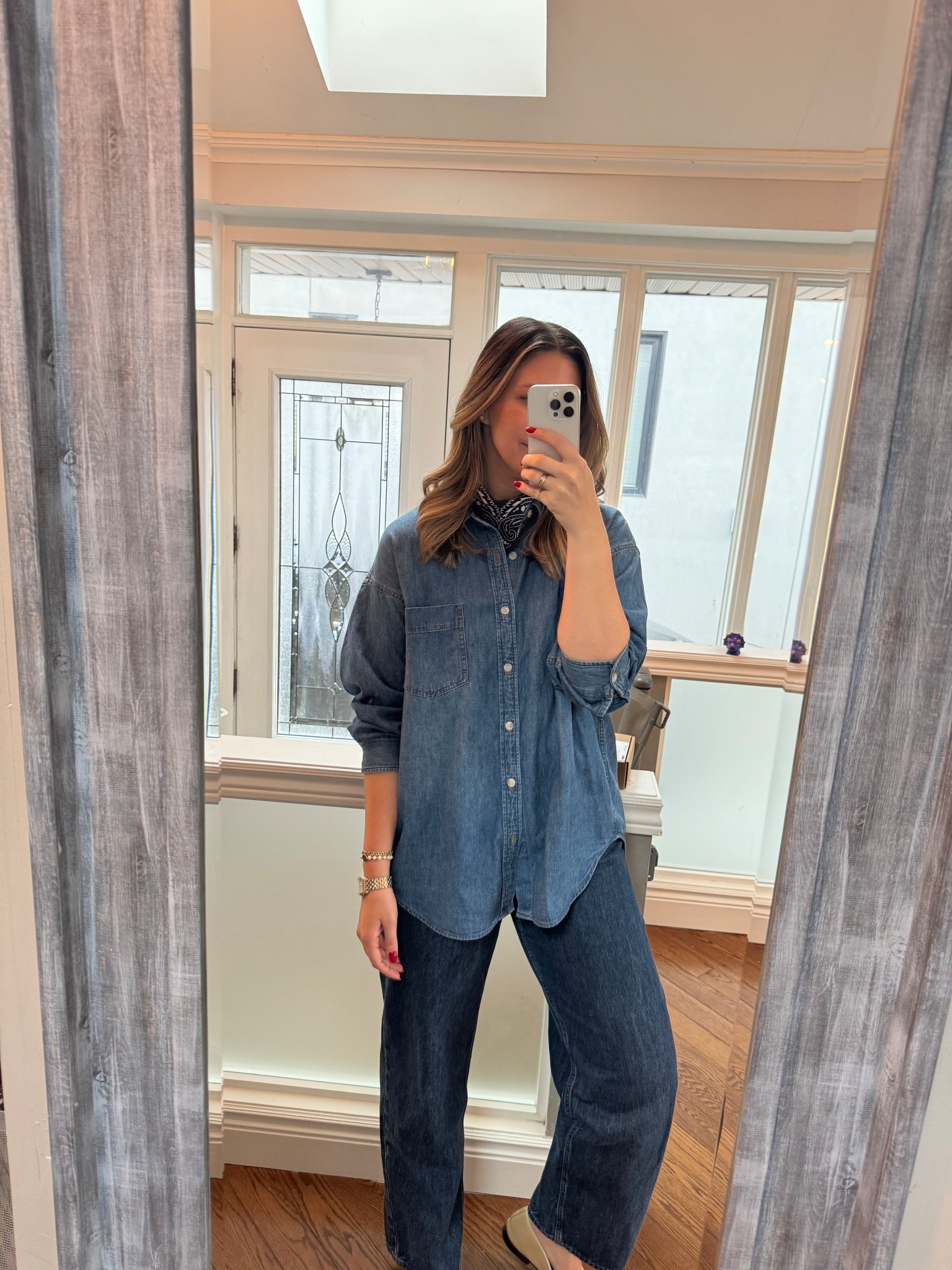 Best denim shirt ever!!!

#LTKgrwm #LTKootd #LTKmomlife