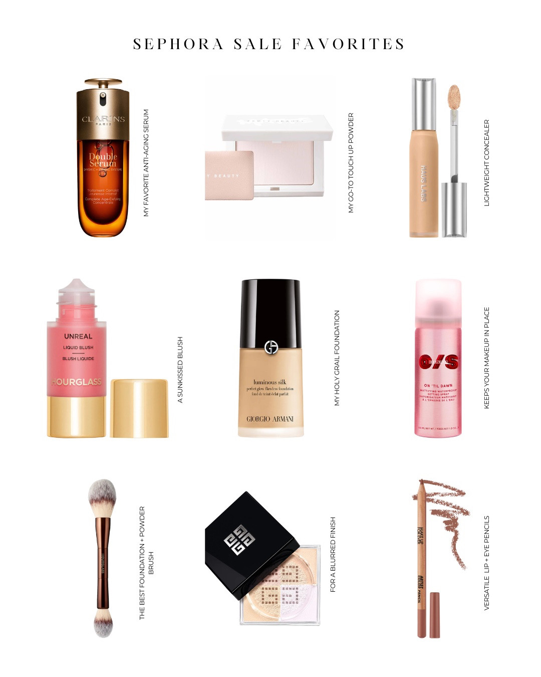 My Sephora Sale Favorites 

 

#LTKSaleAlert #LTKBeauty