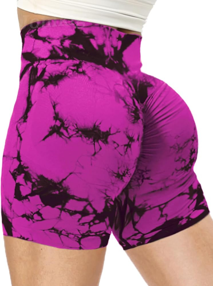 Butt Scrunch Seamless Shorts for Women High Waist Seamless Workout Yoga Gym Running Biker Shorts | Amazon (US)