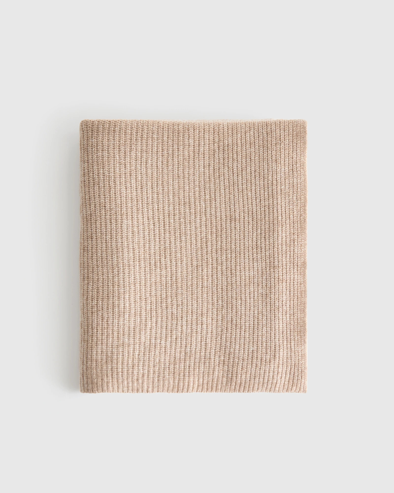 Ribbed Knit Cashmere Throw | Quince