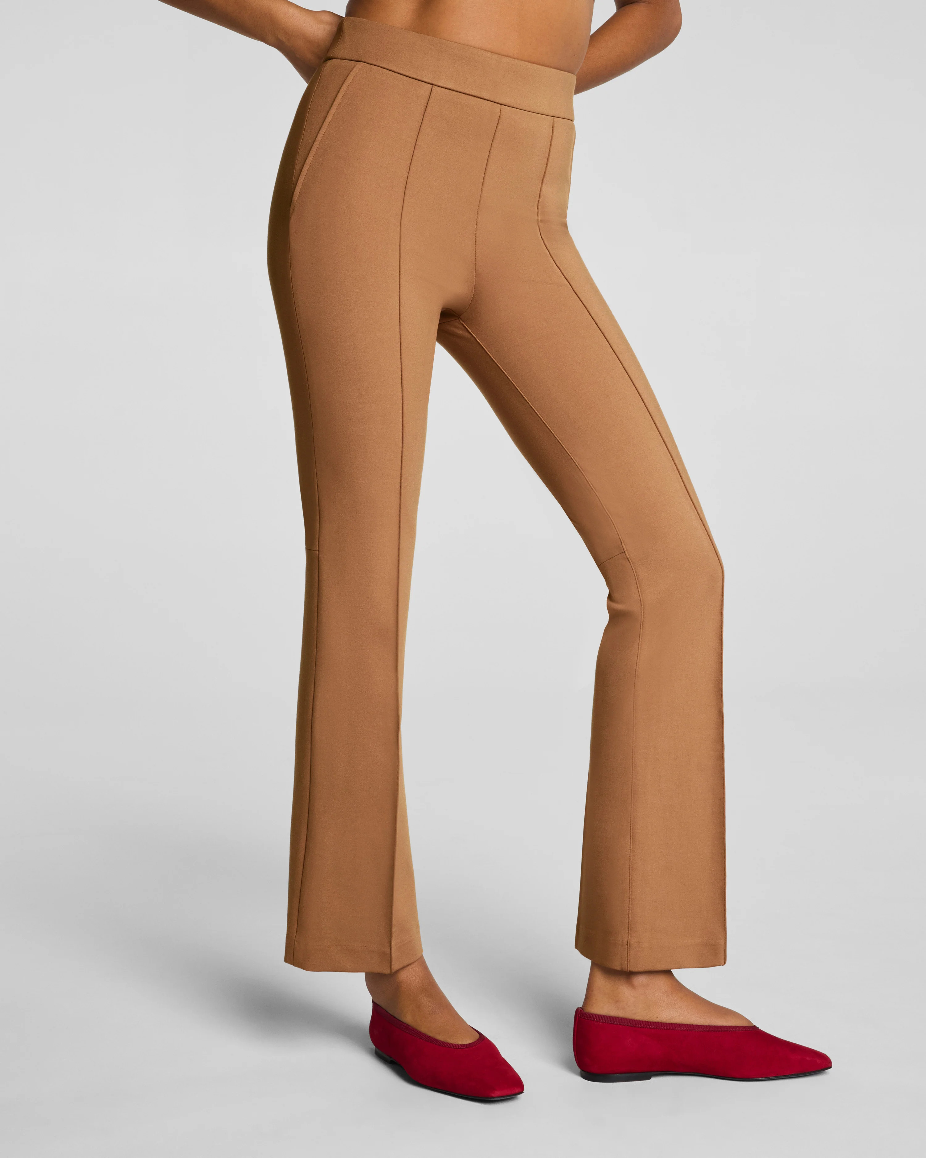 Ponte Kick Flare Pant with Pintuck | Spanx