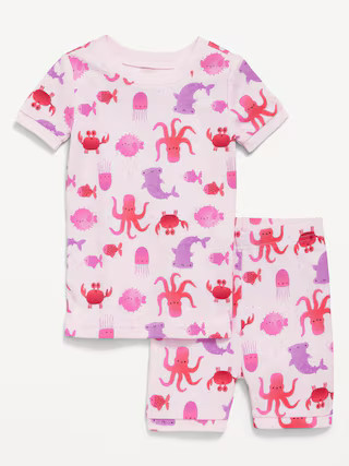 Printed Snug-Fit Pajama Set for Toddler & Baby | Old Navy (US)