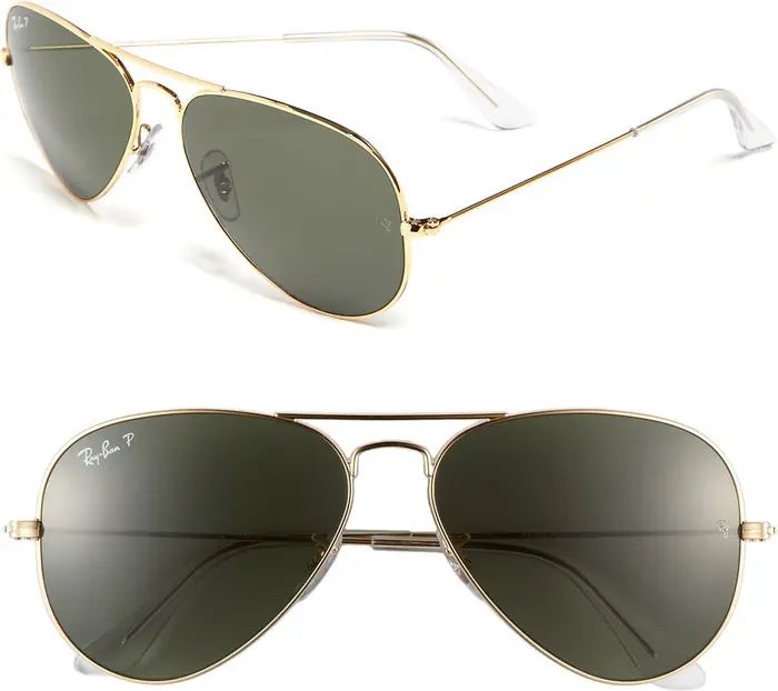 Ray-Ban Original 58mm Aviator Sunglasses | Nordstrom | Nordstrom