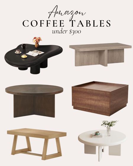 Coffee tables under $300! Amazing Amazon finds!
•••
Coffee table, wood coffee table, cloud coffee table, black coffee table, white coffee table, found it on Amazon, Amazon home 

#LTKhome #LTKSpringSale