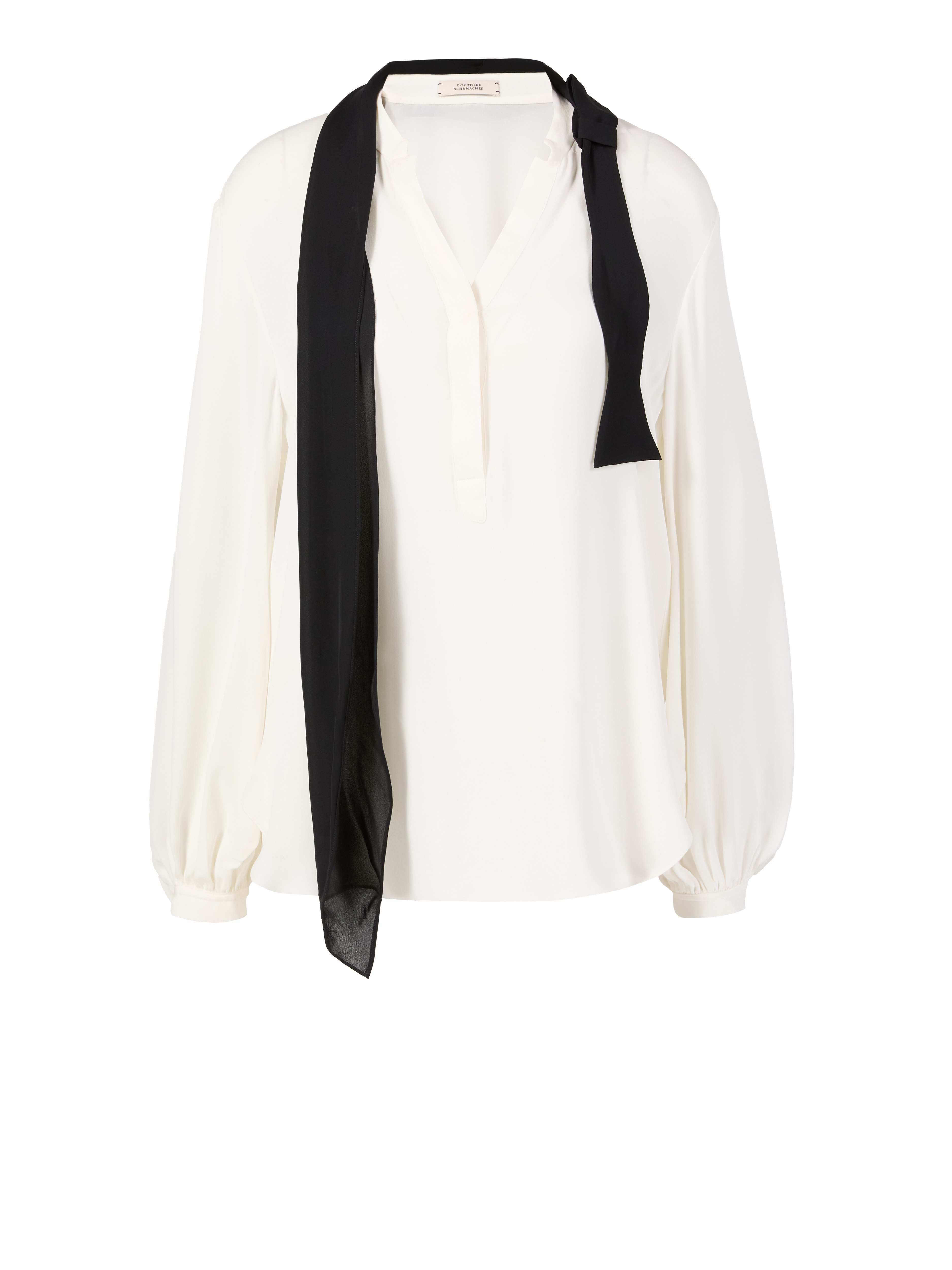 Seidenbluse 'Sheer Dreams' Crème | 2 | 2455000211006 | Unger-Fashion.com