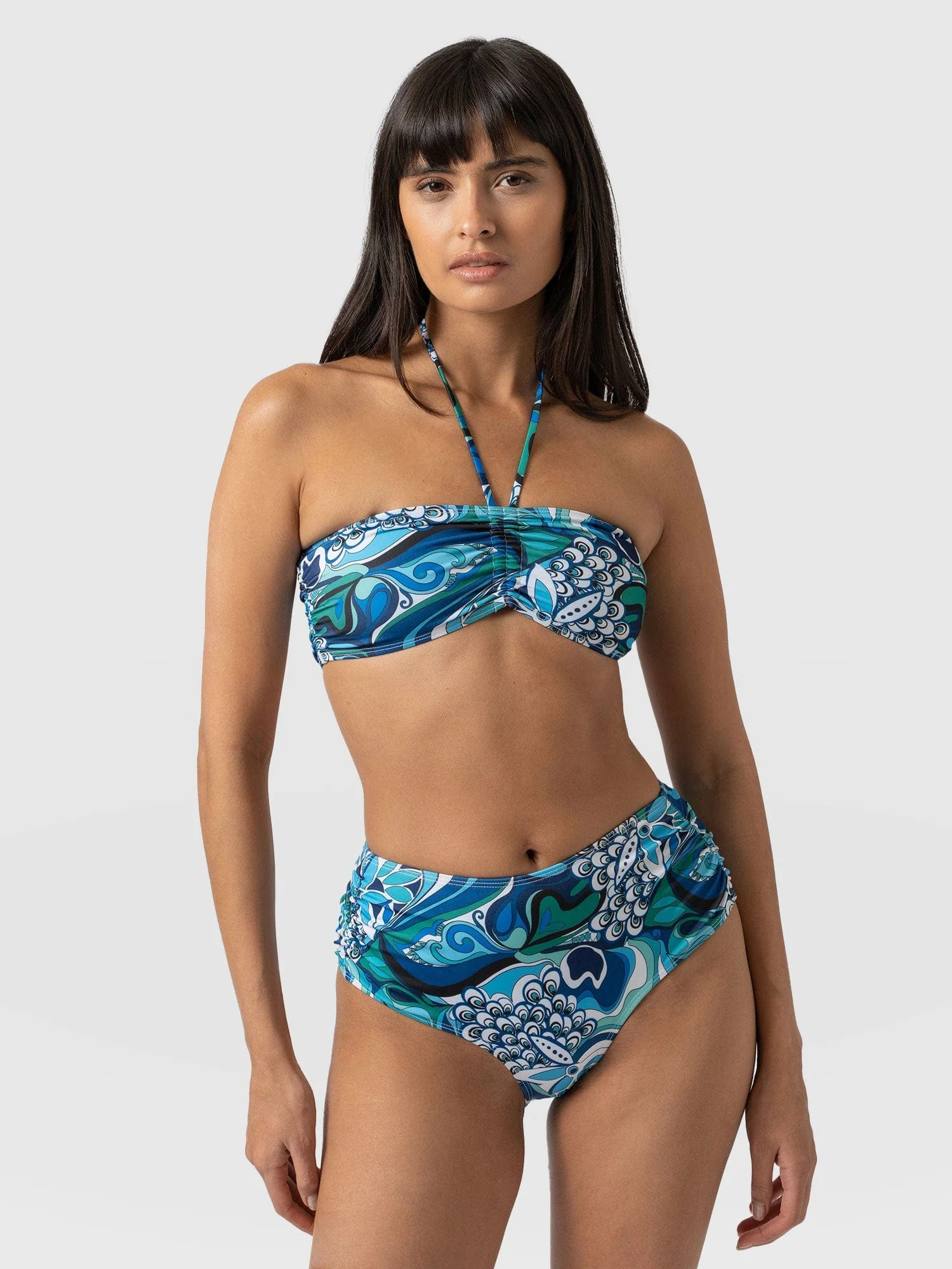 Maya Bandeau Bikini Bottom - Paradise | Saint + Sofia