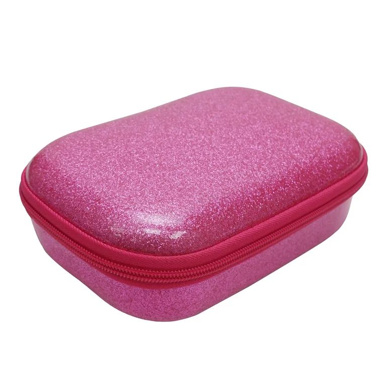 ZIPIT Pink Glitter Large Pencil Box for Girls, Elementary School Box | Walmart (US)