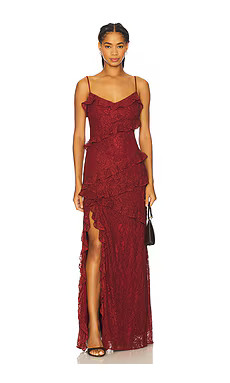 Tularosa Caila Maxi Dress in Wine from Revolve.com | Revolve Clothing (Global)