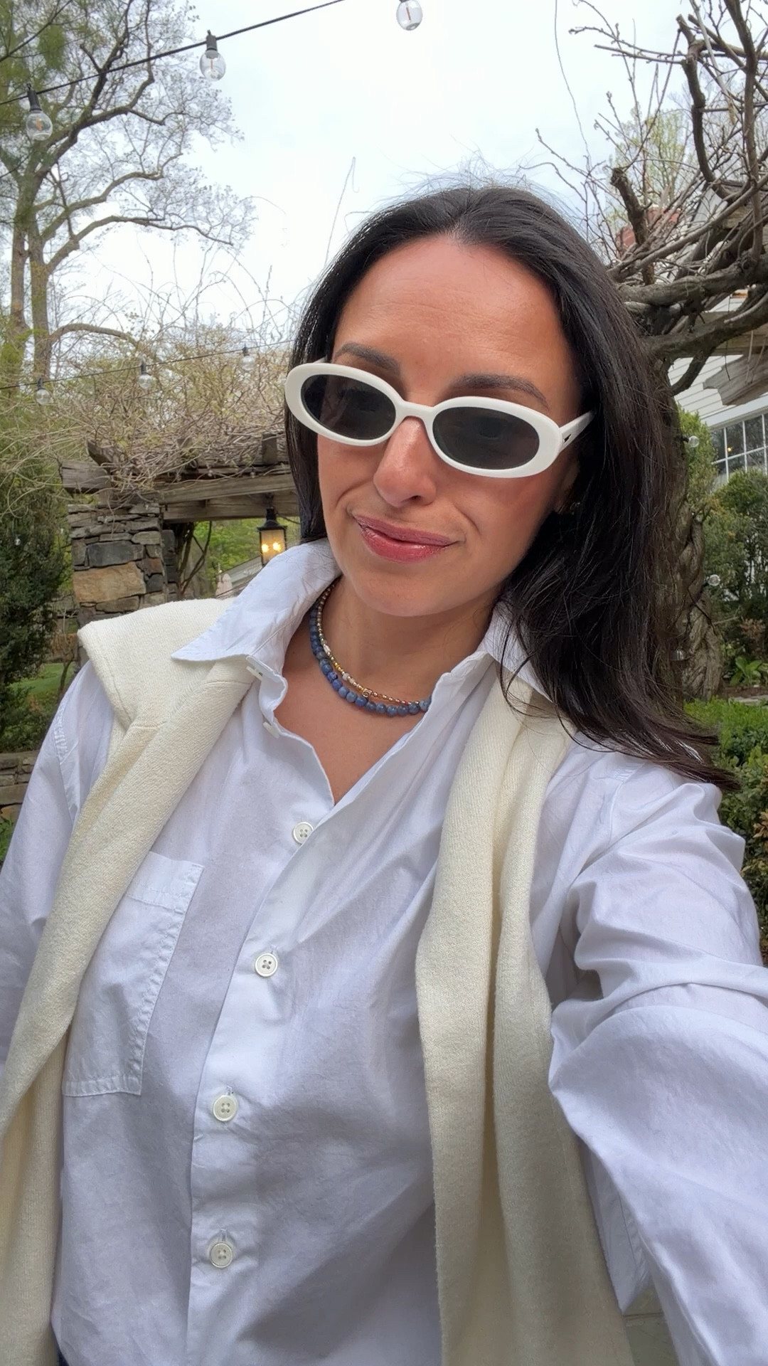 Spring outfit inspo 
Madewell button up: xxs 
Abercrombie jeans: 26 short 


#LTKOver40 #LTKootd #LTKPetite