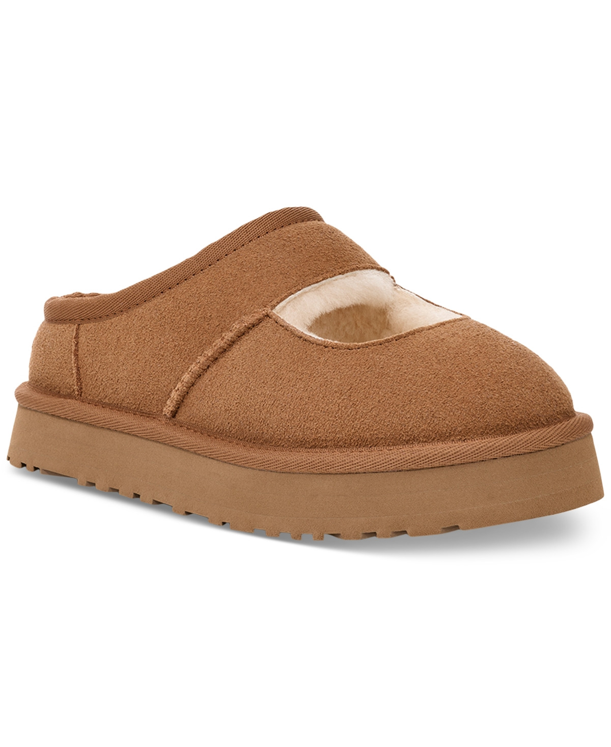Ugg Kids Bea Mary Jane Flats - Chestnut | Macy's