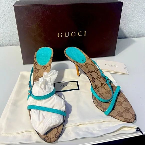 Gucci canvas sandals | Poshmark