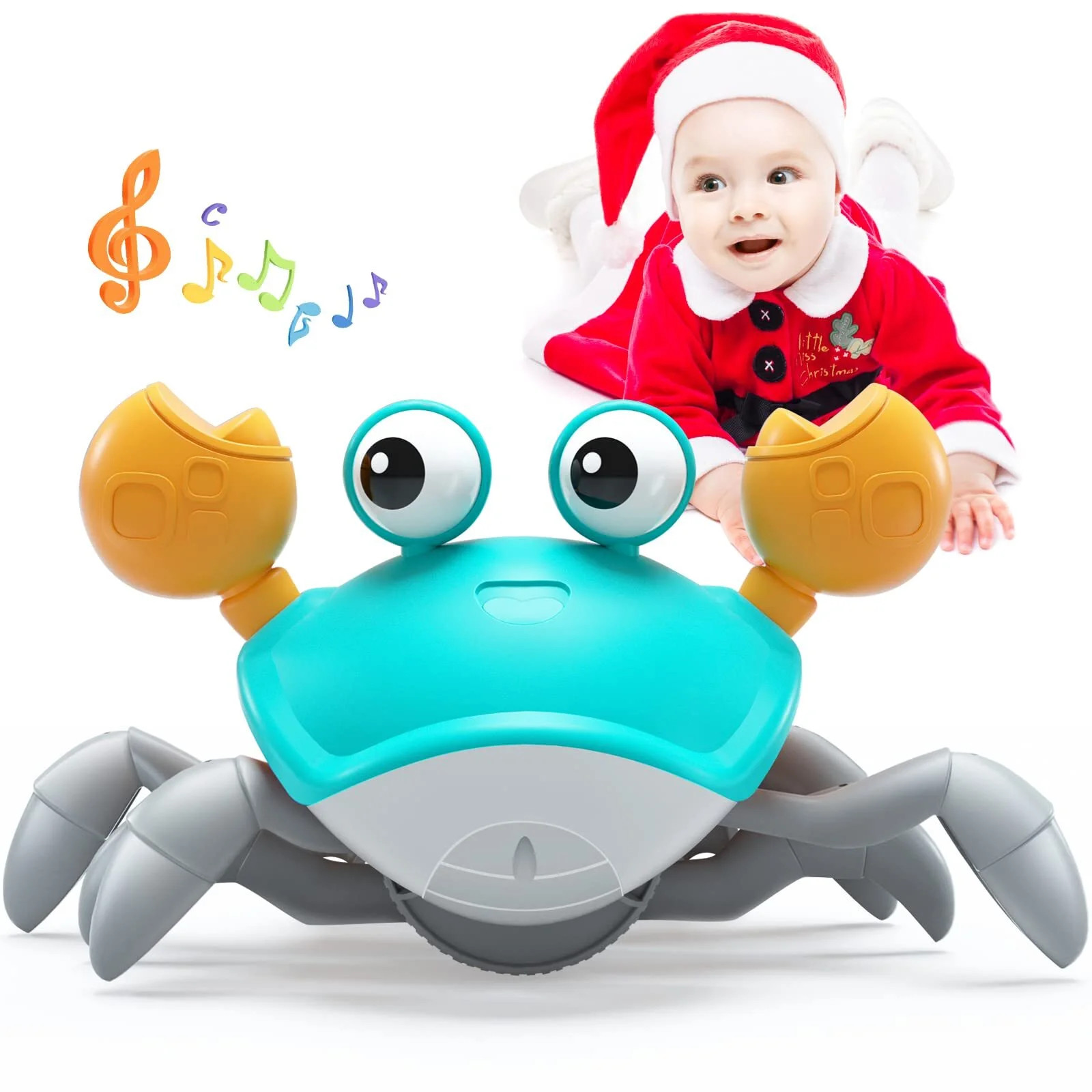 HopeRock Baby Escape Crawling Crab Interactive Learning Toys, Infant Walking Toys with Musical So... | Walmart (US)