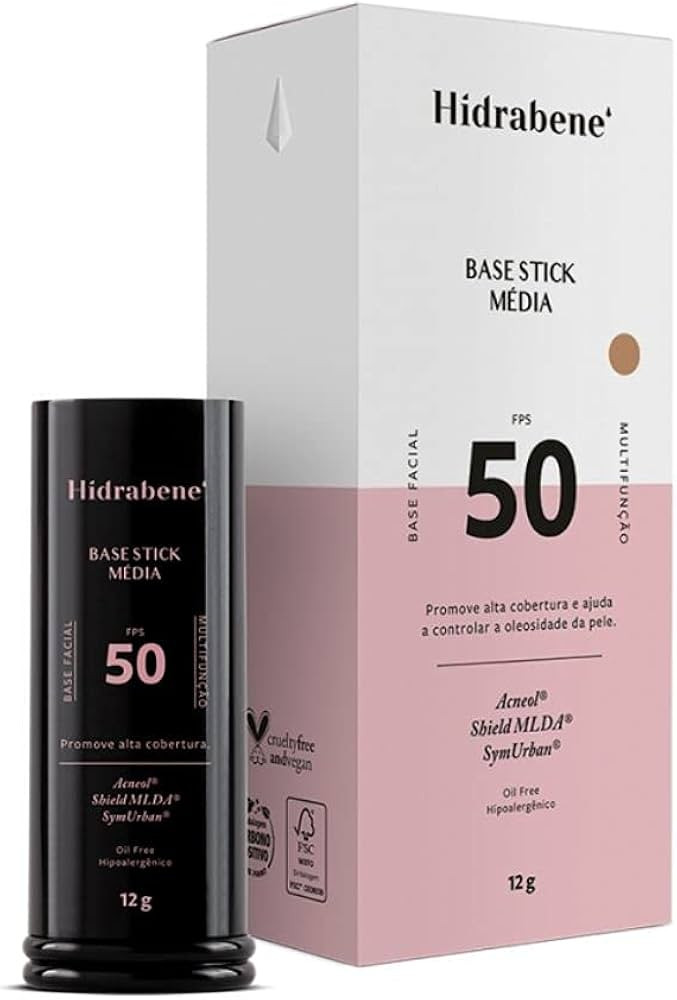 Hidrabene Base Stick Média - 12 g | Amazon (BR)