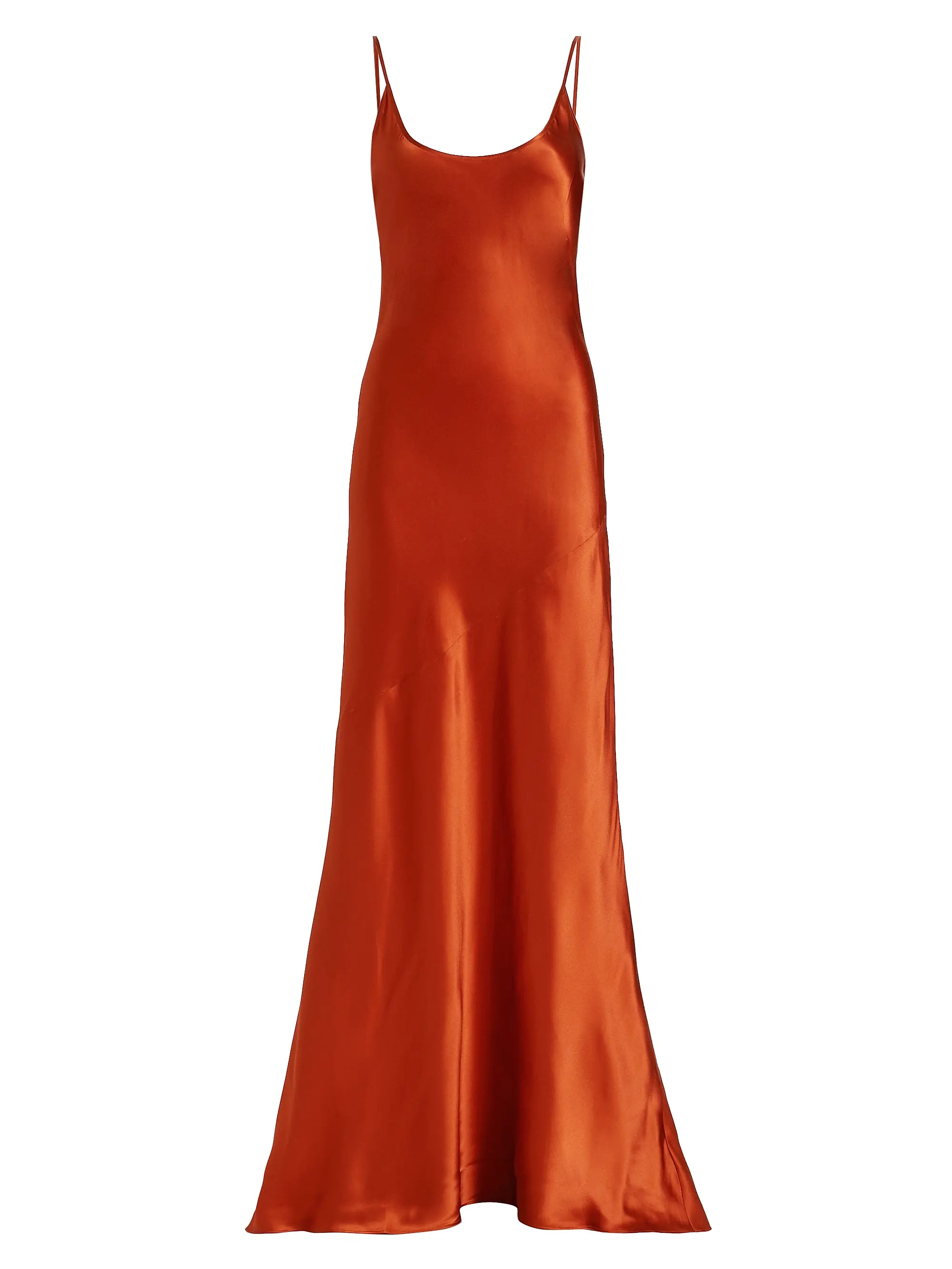 Charmaine Silk Satin Bias-Cut Gown | Saks Fifth Avenue