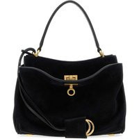 Balenciaga Black Suede Mini Rodeo Handbag | Balardi (US & Canada)