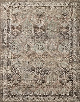 Amber Lewis x Loloi Billie Collection BIL-03 Clay / Sage 7'6" x 9'6" Area Rug | Amazon (US)