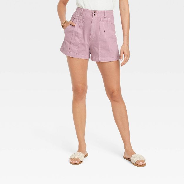 Women's High-Rise A-Line Pleated Shorts - Universal Thread™ | Target