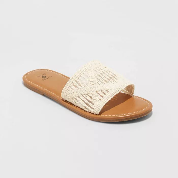 Target/Shoes/Women's Shoes/Sandals‎Women's Nicole Knit Slide Sandals - Shade and Shore™Shop a... | Target