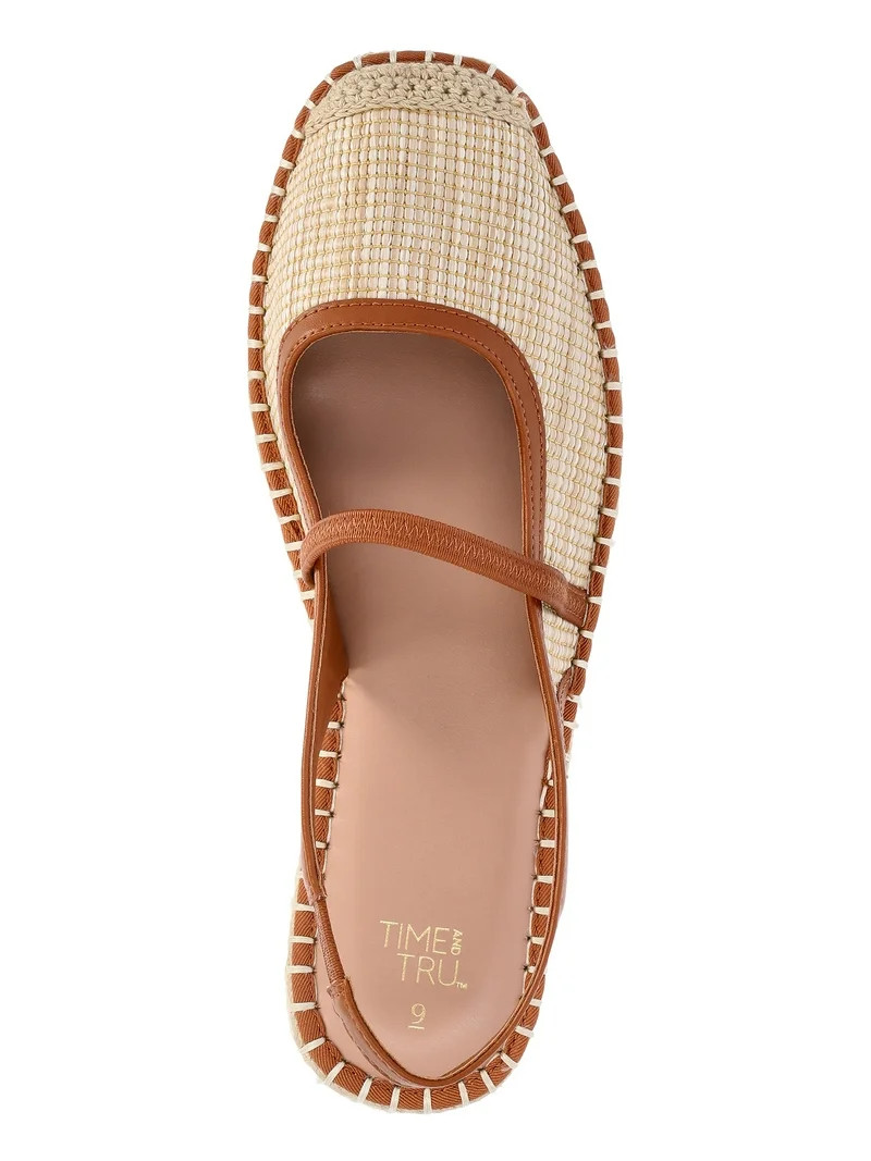 Time and Tru Women's Espadrille Slingback Shoes | Walmart (US)