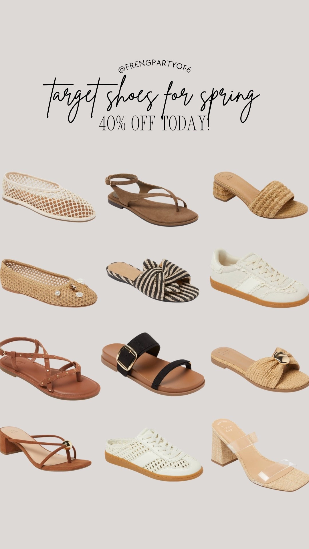 Target deal of the day! 40% off sandals for spring!

#LTKSeasonal #LTKSaleAlert