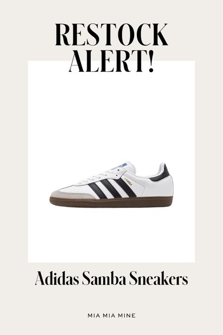 Adidas samba sneakers back in stock



#LTKFitness #LTKFindsUnder100 #LTKShoeCrush