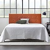 Edenbrook Hawthorne Faux Leather Headboard-Modern-Adjustable Height-Buttonless Tufting, Twin/Twin XL | Amazon (US)