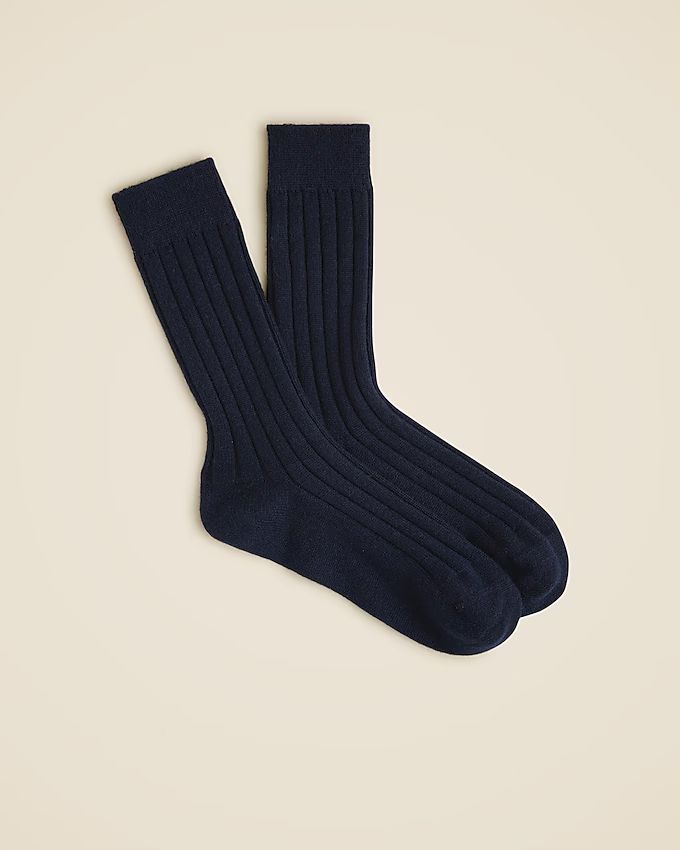 Cashmere-blend trouser socks | J.Crew US