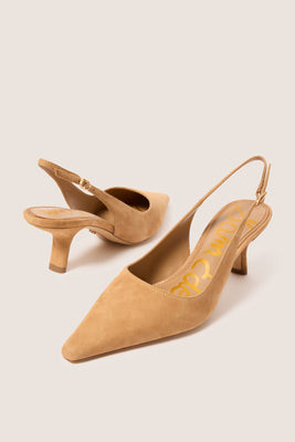 SAM EDELMAN Women's Bianka Sling Back Shoes, Size 8.5, Tan | Evereve